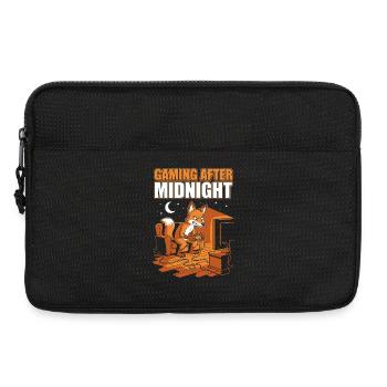 Gaming after midnight: Fox on the controller - Laptop bag 13" - black - Front