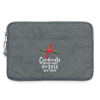 Les cardinaux apparaissent lorsque les anges sont proches de la citation - Sacoche pour ordinateur portable 13 pouces - gris chiné - Devant