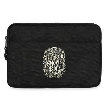 Cercle de fans de films d’horreur - Sacoche pour ordinateur portable 13 pouces - noir - Devant