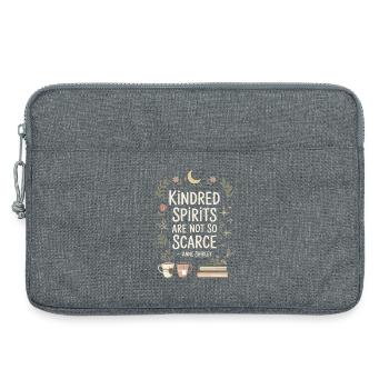 Book Lover Friend Quote Anne Shirley - Laptop bag 13" - heather grey - Front