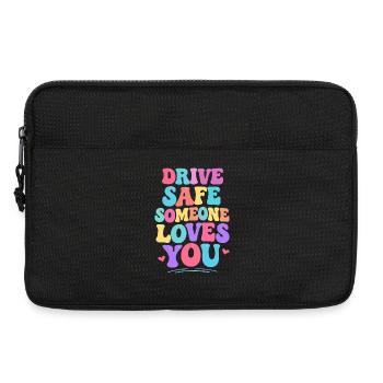 Drive carefully, someone loves you - Laptop bag 13" - black - Front
