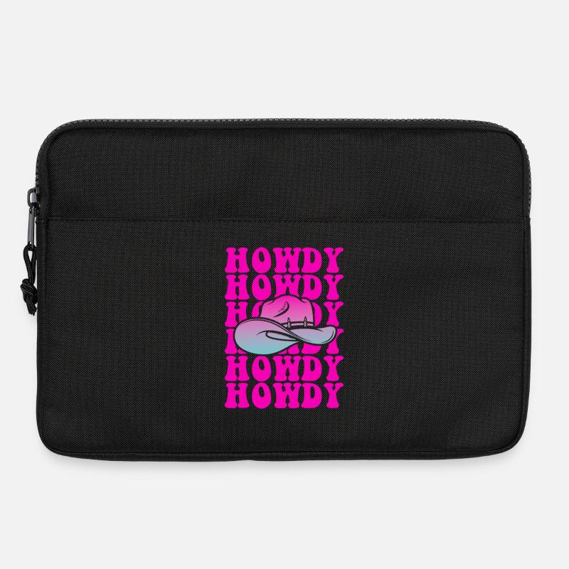 Howdy Pop Hat Farbverlauf - Laptoptasche 13" - Schwarz
