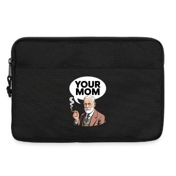 Ta mère - T-shirt drôle de Sigmund Freud - Sacoche pour ordinateur portable 13 pouces - noir - Devant