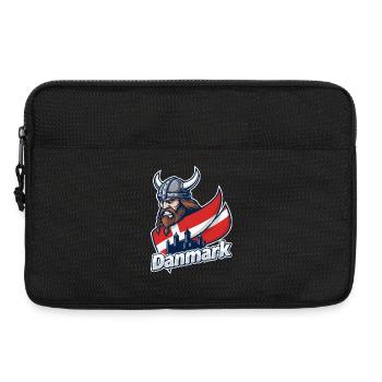 Denmark Viking Emblem - Laptop bag 13" - black - Front