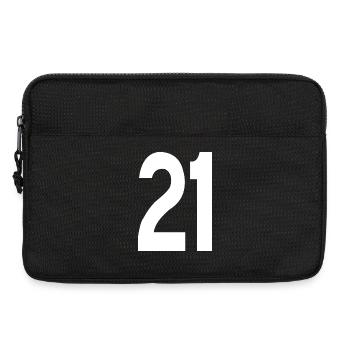 21 Number - Laptop bag 13" - black - Front