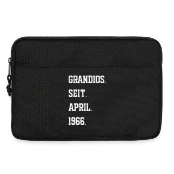 60 Geburtstag 1966 - Laptoptasche 13" - Schwarz - Vorne