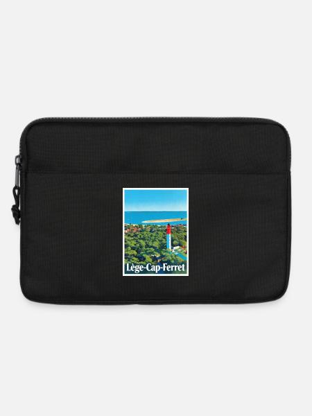 Leuchtturm Lège-Cap-Ferret Retro - Laptoptasche 13" - Schwarz