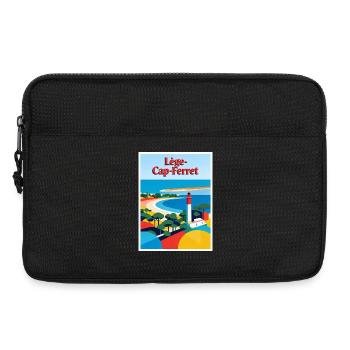 Lège Cap-Ferret Retro-Leuchtturm - Laptoptasche 13" - Schwarz - Vorne