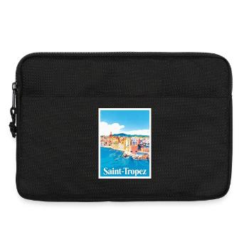 Saint-Tropez Côte d'Azur - Laptoptasche 13" - Schwarz - Vorne