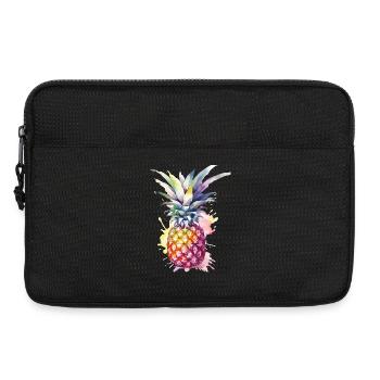 Ananas Aquarell - Laptoptasche 13" - Schwarz - Vorne