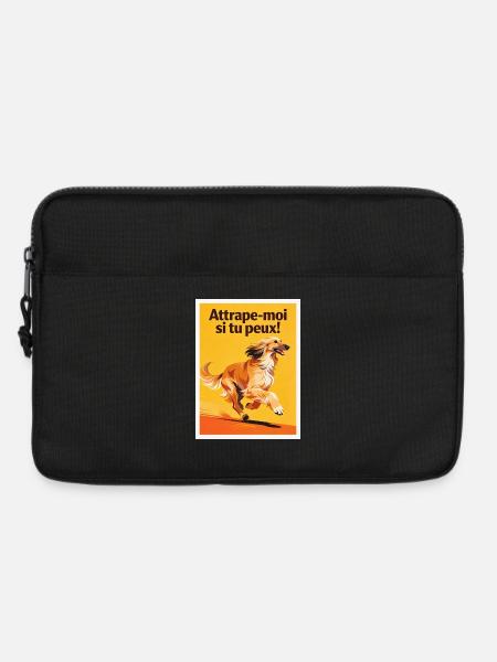 Afghanischer Hund: Fang mich, wenn du kannst - Laptoptasche 13" - Schwarz
