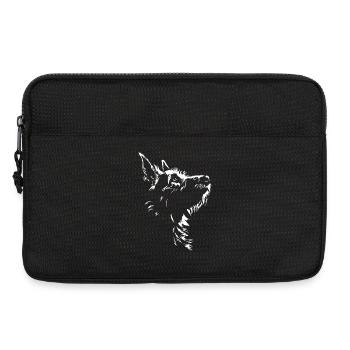 Berger Picard Silhouette Dog Dog Wilsigns - Laptop bag 13" - black - Front