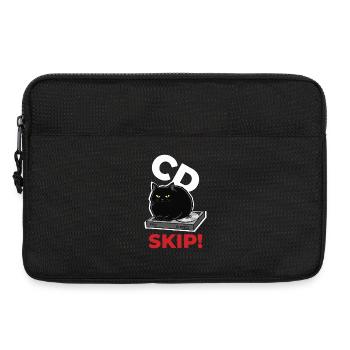 CD Skip Chat Music Humor - Laptop bag 13" - black - Front