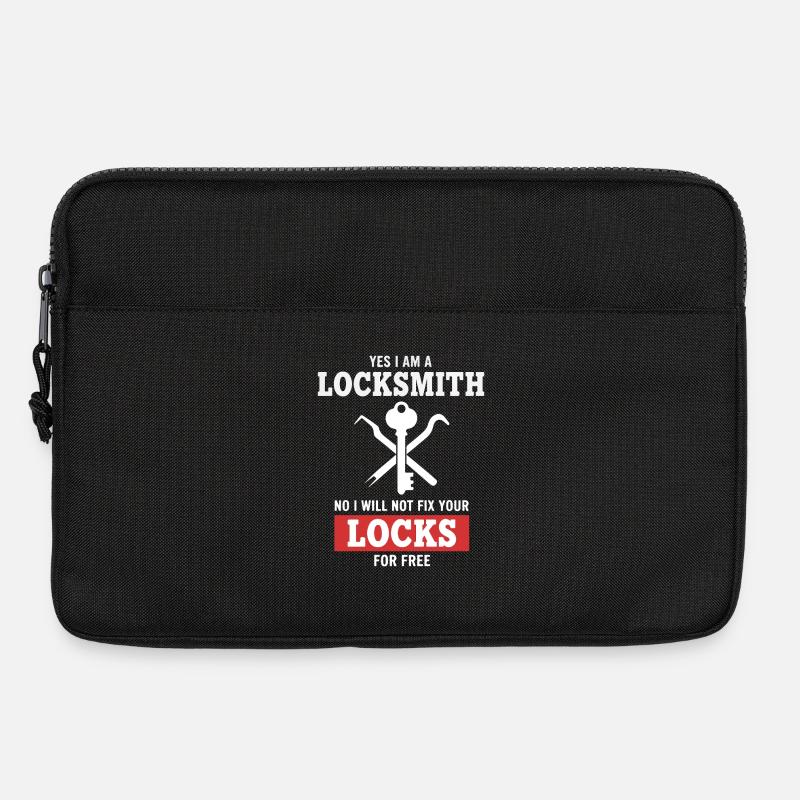 Humor Locksmith Repairs Not Locks - Laptop bag 13" - black