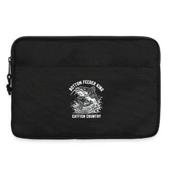 Fishing Catfish King River Bottom - Laptop bag 13" - black - Front