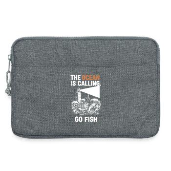 Pêche Mer Ocean Go Fish - Laptoptasche 13" - Grau meliert - Vorne