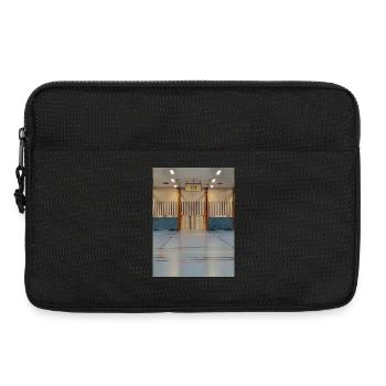 Gymhallen's lines - Laptop bag 13" - black - Front