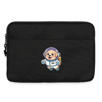 Golden Retriever Dog Space Astronaut Cute - Laptop bag 13" - black - Front