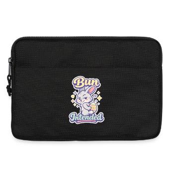 Hase Häschen Frühling Sommer Ostern Garten - Laptoptasche 13" - Schwarz - Vorne