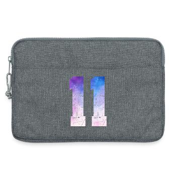 Issue 11 – 11th Anniversary Gift - Laptop bag 13" - heather grey - Front
