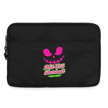 Biker Girl - Laptoptasche 13" - Schwarz - Vorne