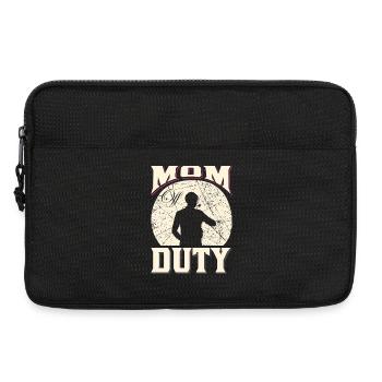 Maman hors service Drôle Détends-toi - Sacoche pour ordinateur portable 13 pouces - noir - Devant