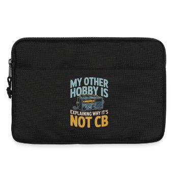Pas CB, mais radioamateur | Humour funk - Sacoche pour ordinateur portable 13 pouces - noir - Devant