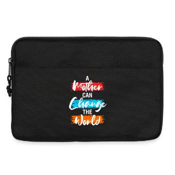 A Mother Can Change the World Shirt - Laptop bag 13" - black - Front