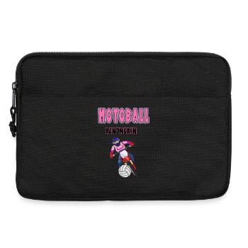 Motoball Rentnerin Motoballerin Rente Ruhestand - Laptoptasche 13" - Schwarz - Vorne