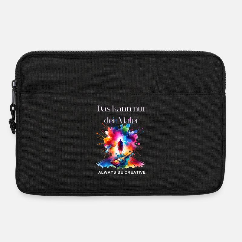 Maler Geschenk - Lustiger Maler Spruch  - Laptoptasche 13" - Schwarz