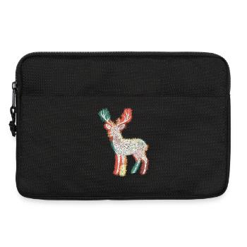 Zentangle Roebuck - Laptop bag 13" - black - Front