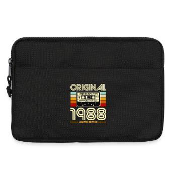 Originale limitierte Kassette von 1988 - Laptoptasche 13" - Schwarz - Vorne