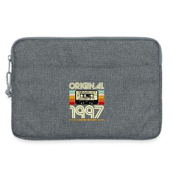 Originales Retro-Erbe von 1997 - Laptoptasche 13" - Grau meliert - Vorne
