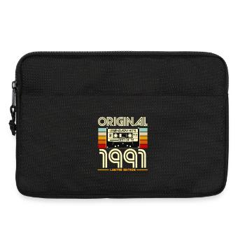 Original 1991 Retro Cassette - Sacoche pour ordinateur portable 13 pouces - noir - Devant