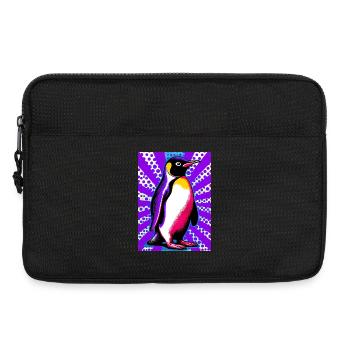 pingouin - Sacoche pour ordinateur portable 13 pouces - noir - Devant