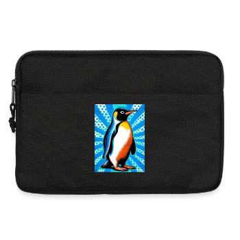 pingouin - Sacoche pour ordinateur portable 13 pouces - noir - Devant