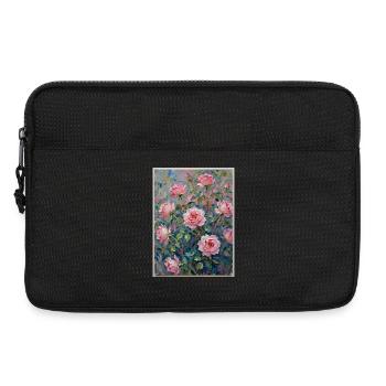 Impâte rose dans un jeu de couleurs - Sacoche pour ordinateur portable 13 pouces - noir - Devant