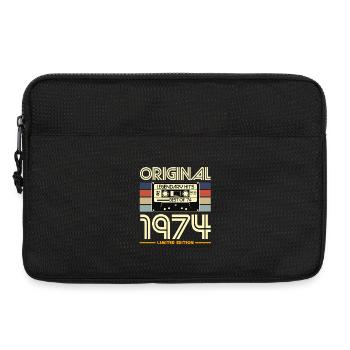 Original 1974 Retro Cassette - Laptop bag 13" - black - Front
