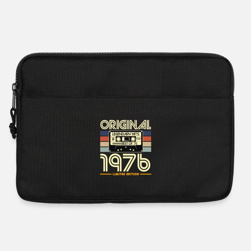 Kassette Vintage 1976 Original - Laptoptasche 13" - Schwarz
