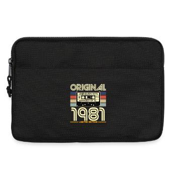 Vintage Limited Edition 1981 Cassette - Laptop bag 13" - black - Front