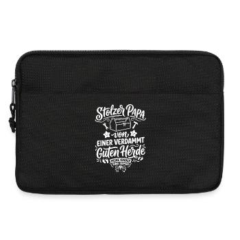 Stolzer Papa — Verdammt gute Kinder - Laptoptasche 13" - Schwarz - Vorne