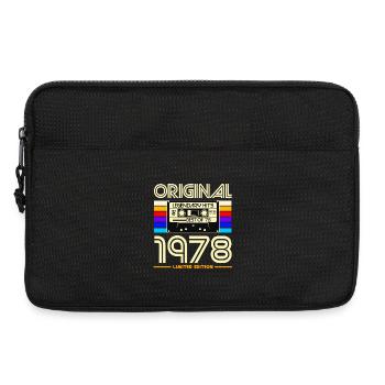 Original 1978 Cassette Retro - Laptop bag 13" - black - Front