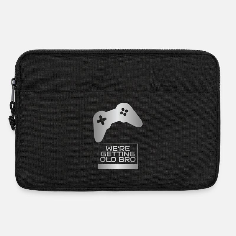 Old Bro Retro Gamer Tee - Laptoptasche 13" - Schwarz