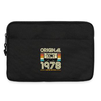 Limited Edition 1978 Retro Cassette - Laptop bag 13" - black - Front