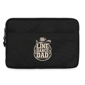 Line Dance Dad Cowboy Look - Laptoptasche 13" - Schwarz - Vorne