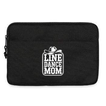 Maman de danse occidentale - Sacoche pour ordinateur portable 13 pouces - noir - Devant