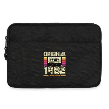 Originale limitierte Retro-Kassette von 1982 - Laptoptasche 13" - Schwarz - Vorne