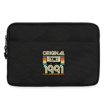 Originale limitierte Kassette von 1991 - Laptoptasche 13" - Schwarz - Vorne
