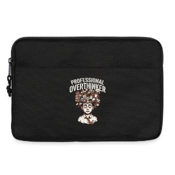 professional overthinker - Laptop bag 13" - black - Front