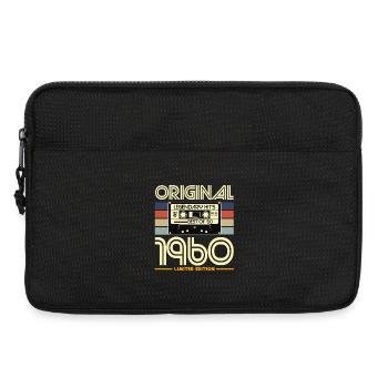 Original 1960 Cassette Rétro - Sacoche pour ordinateur portable 13 pouces - noir - Devant